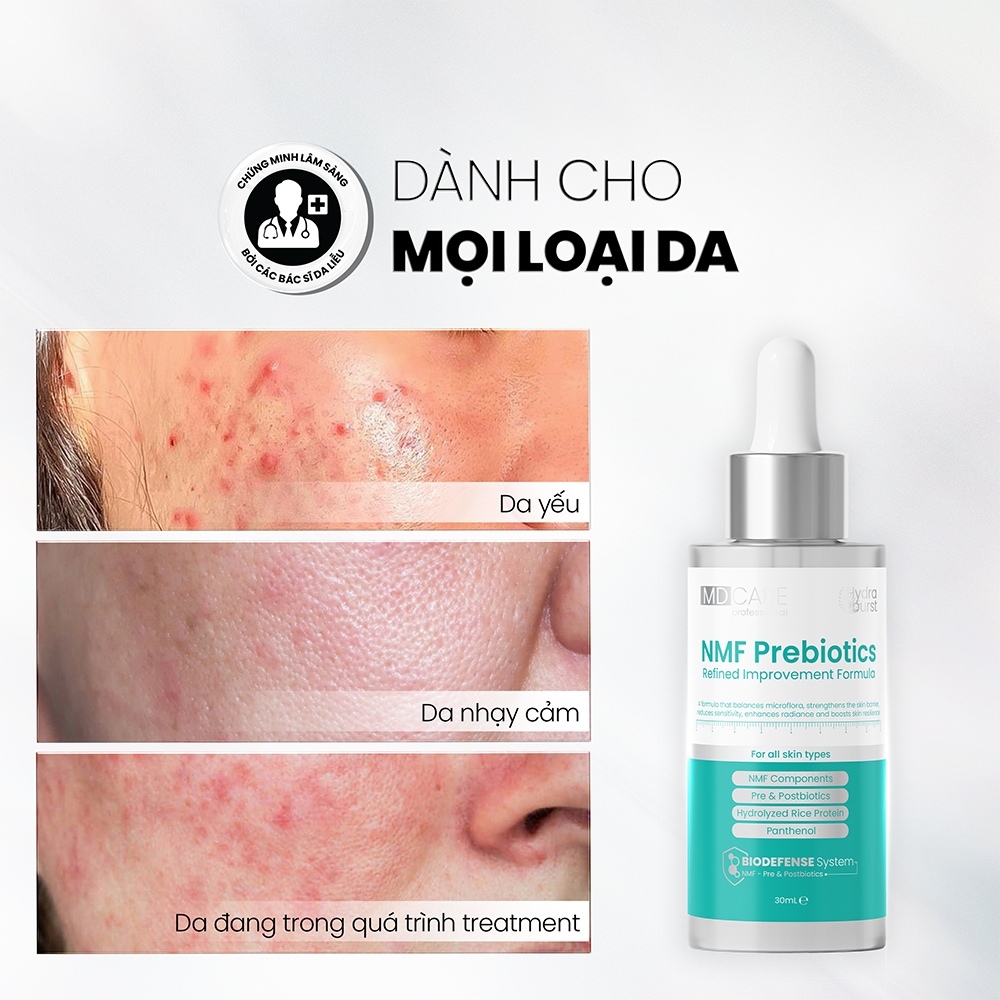 Ảnh 3 của Serum MD CARE NMF cân bằng lợi khuẩn và phục hồi hàng rào bảo vệ da