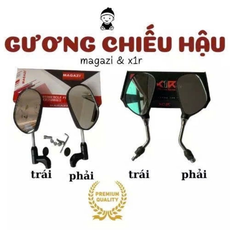 Gương chiếu hậu magazi chính hãng đủ tiêu chuẩn 2025