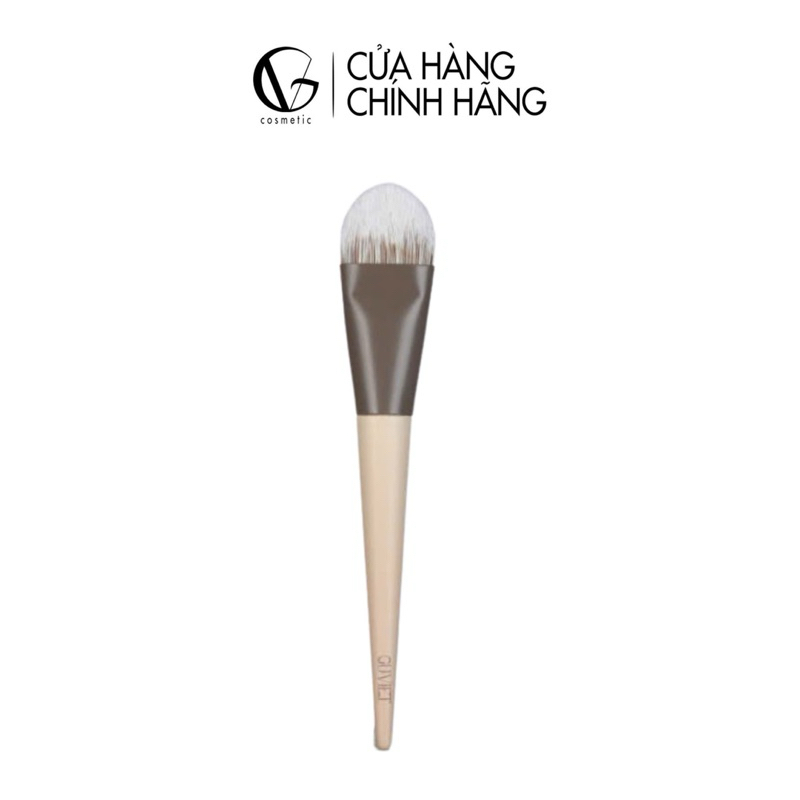 Cọ tán kem nền cao cấp GUVIET đầu cọ hình lưỡi giúp lớp nền mỏng và mịn