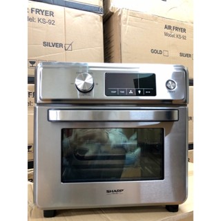 Lò nướng đa năng 2 Trong 1 nồi chiên không dầu Sharp điện tử, Cơ 15L. công suất 2000W - BH 12 tháng