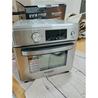 Lò nướng đa năng 2 Trong 1 nồi chiên không dầu Sharp điện tử 15L, Sharp cơ 16L công suất 2000W - Bảo hành 12 tháng