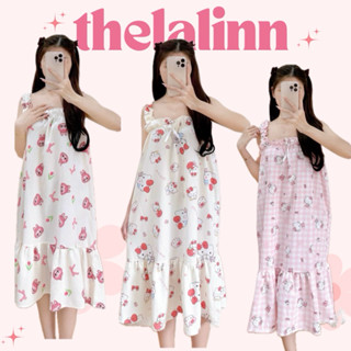 [ ẢNH THẬT ] Đầm ngủ 2 dây nhún bèo đũi xốp hoạ tiết xinh xắn. Váy ngủ hoạ tiết gấu nhiều màu đáng yêu