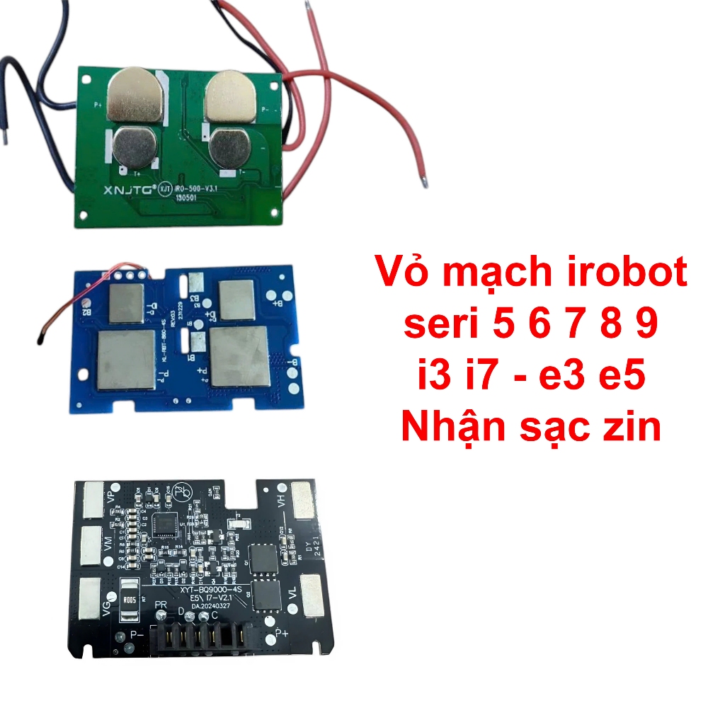 mạch pin robot hút bụi Li-ion 14.4V 4S-2P, dùng cho iRoboot Roomba các dòng 5, 6, 7, 8, 9 series.