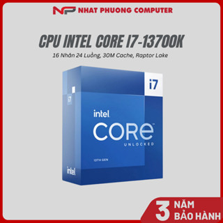Bộ vi xử lý CPU Intel Core i7 13700K - i7 12700K Full Box - Bảo hành 36 tháng