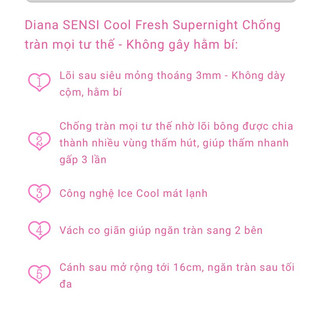 BVS SENSI COOL BAN ĐÊM 29CM 4 MIẾNG/ 35CM 3 MIẾNG