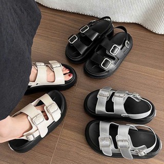 [ FULLBOX] Sandal nữ đế cao TIZI dễ phối đồ bản hai quai ngang