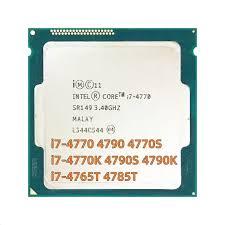  CPU intel core I7 4770 4790  3.6GHz up to 4.0Ghz,4 Core 8 Threads 8Mb  CŨ 