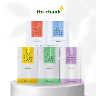   1 miếng lẻ  Mặt Nạ Vi Sợi BE'BALANCE Be Balance Micro Fiber Mask 3in1 