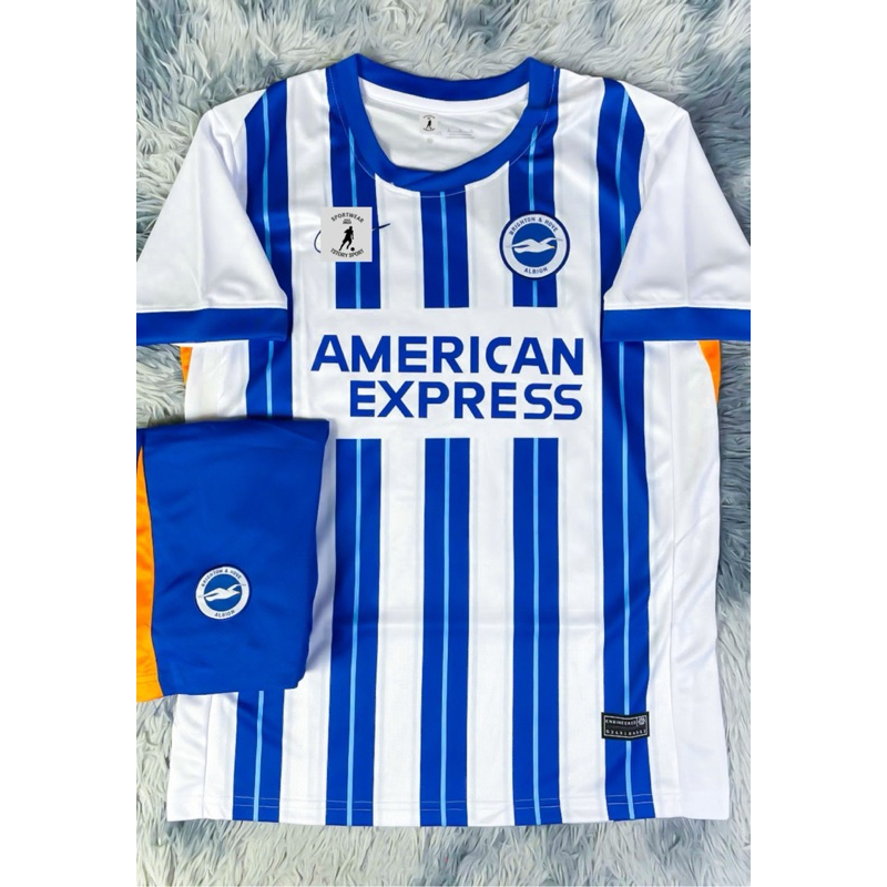 Bộ quần áo bóng đá thái CLB Brighton 24/25 - Áo bóng đá thái cao cấp - Đầy đủ logo