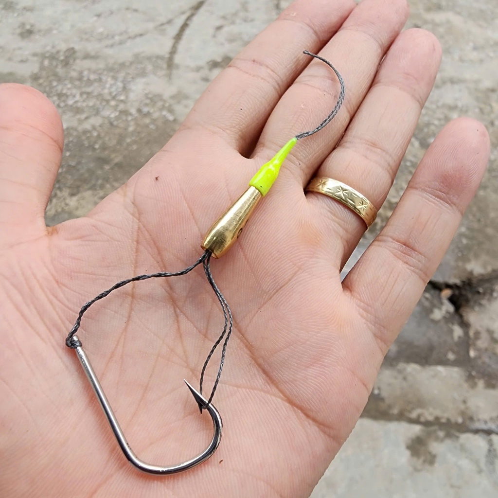 [Lưỡi câu lure] Lưỡi nhái treo chì đồng