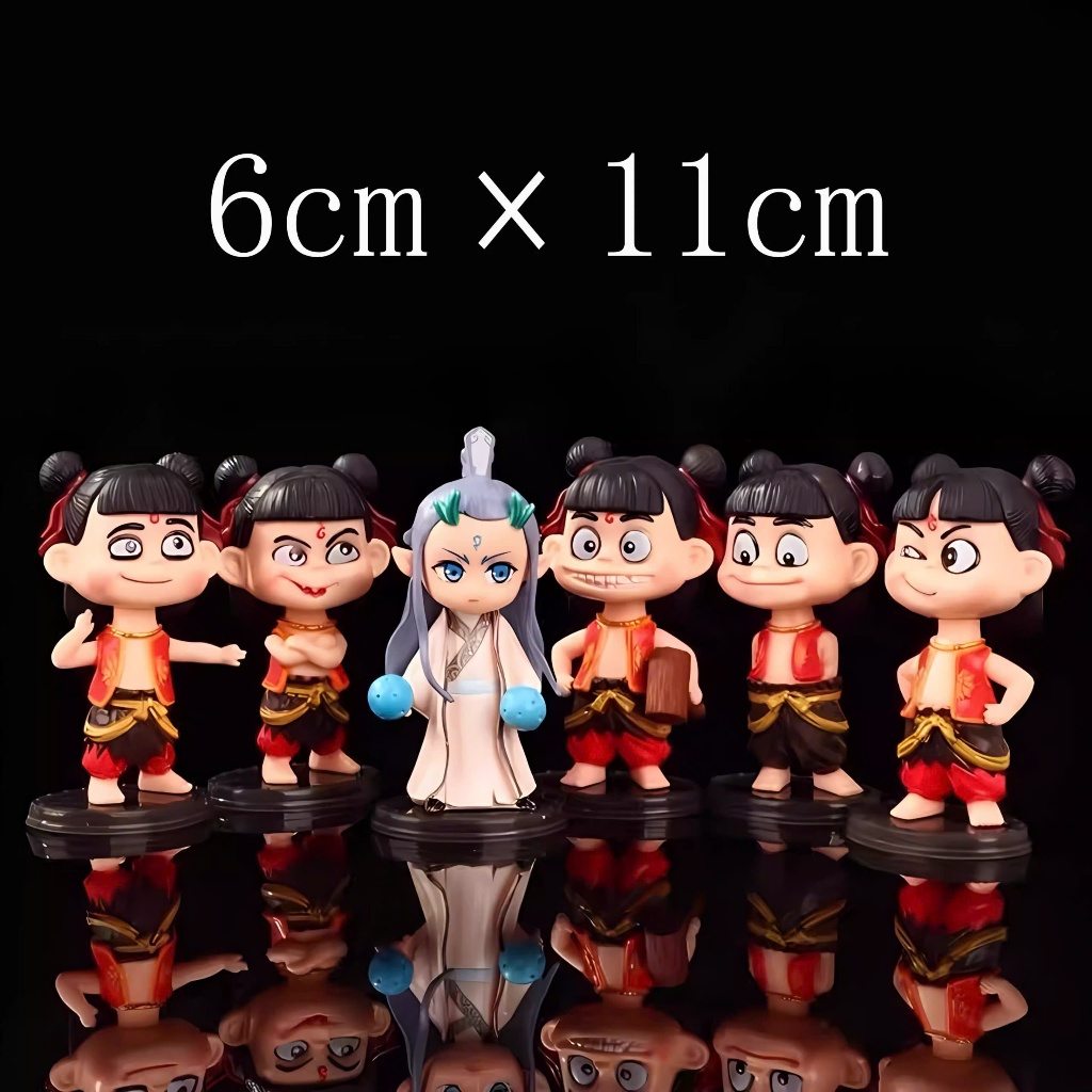 Bộ 6 NATRA ma đồng náo hải NATRA - Mô hình Trang Trí Cực Cute, Qùa Tặng Dễ Thương, độc đáo