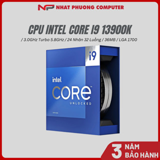 Bộ vi xử lý Intel Core i9 13900K / 3.0GHz Turbo 5.8GHz / 24 Nhân 32 Luồng / 36MB / LGA 1700