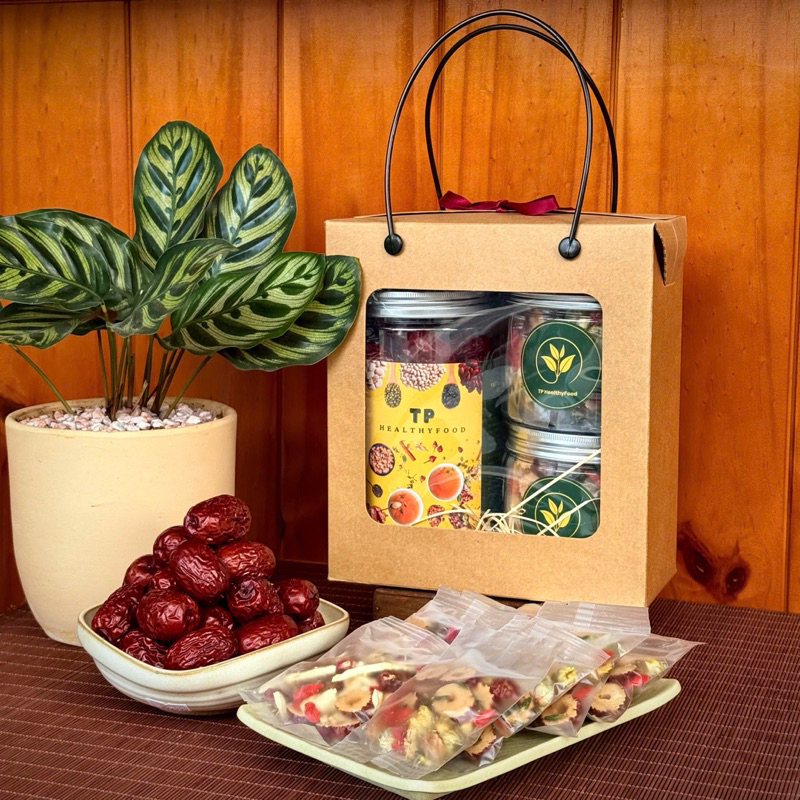 SET QUÀ 8/3 Ý NGHĨA DÀNH CHO NGƯỜI YÊU THƯƠNG - MÓN QUÀ SỨC KHOẺ TRÀ THẢO MỘC TÁO ĐỎ