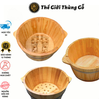 Sỉ - Chậu gỗ ngâm chân gỗ thông tại xưởng - Thế Giới Thùng Gỗ