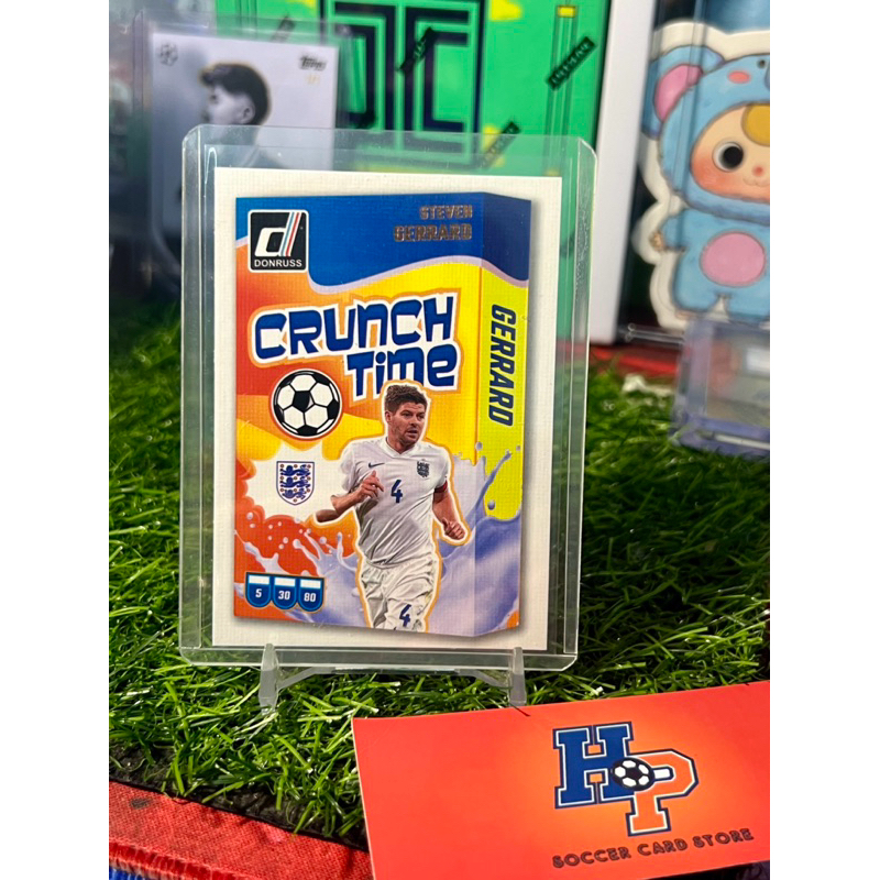Thẻ bóng đá Steven Gerrard Crunch Time Panini Donruss 2024/25