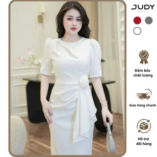  Đầm đi tiệc cho mẹ U40 U50  Đầm trung niên thiết kế Váy công sở trung niên sang trọng - JUDY DTK006 