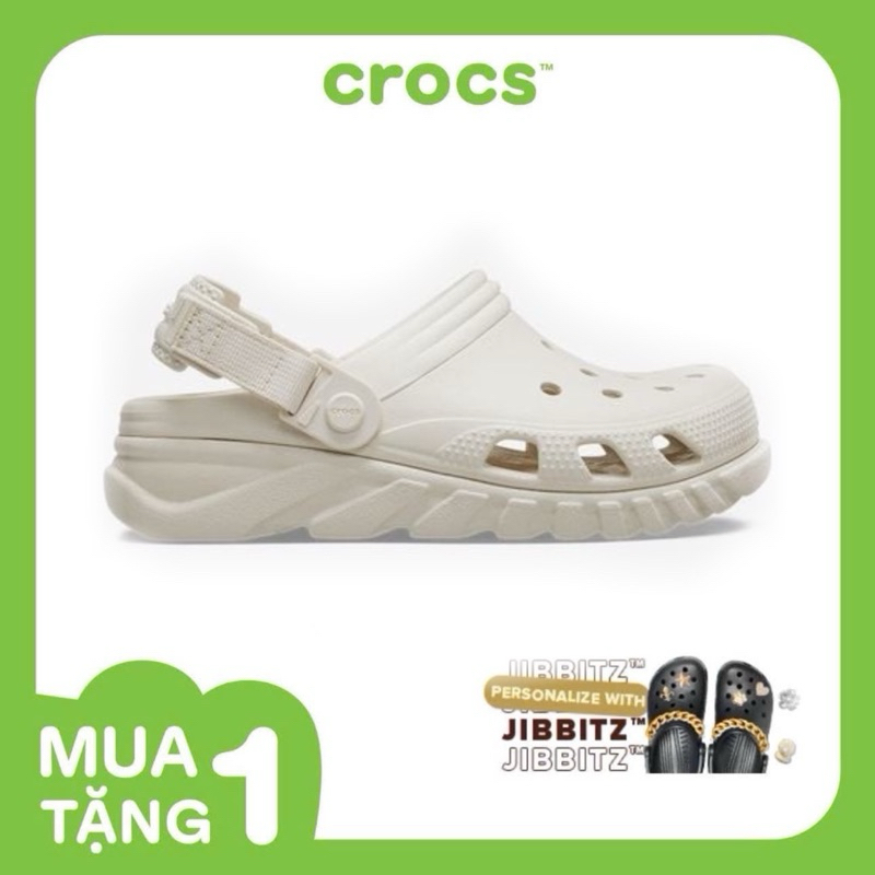 [ CHÍNH HÃNG ] Giày Crocs Duet Max II Clog BONE
