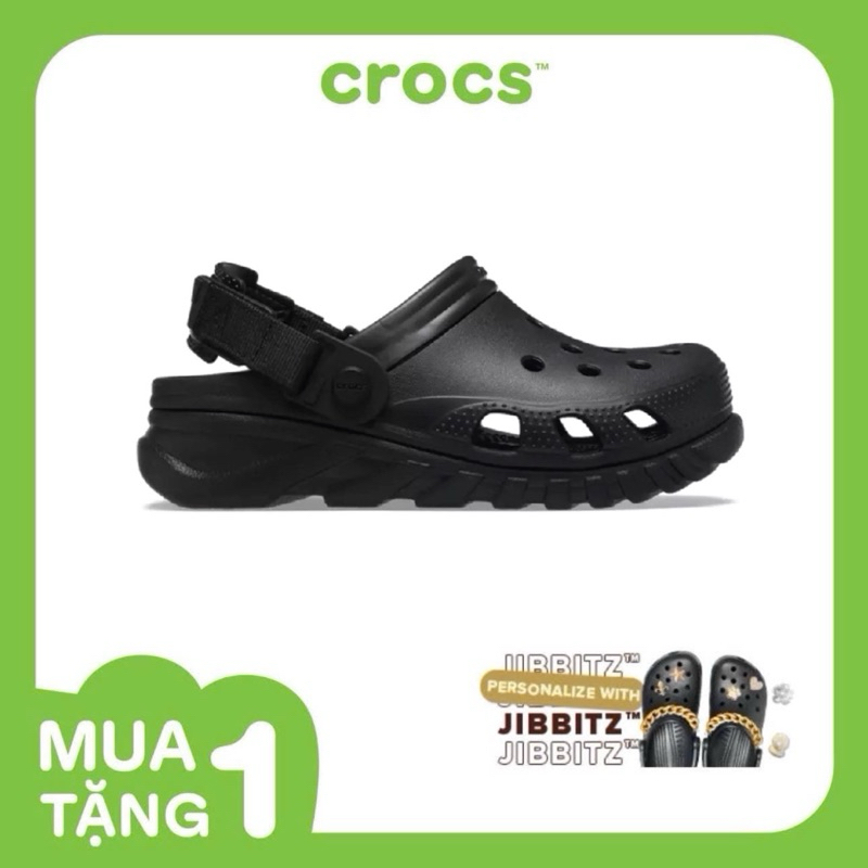 [ CHÍNH HÃNG ] GIÀY CROCS DUET MAX II CLOG BLACK