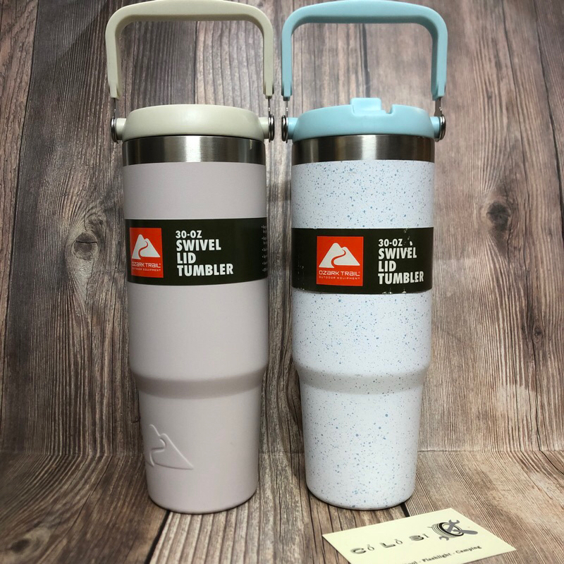 [CỔ LỖ SĨ] OZARK TRAIL 30 OZ TUMBLER WITH SWIWEL BÌNH GIỮ NHIỆT [Hàng chuẩn, shipUS]