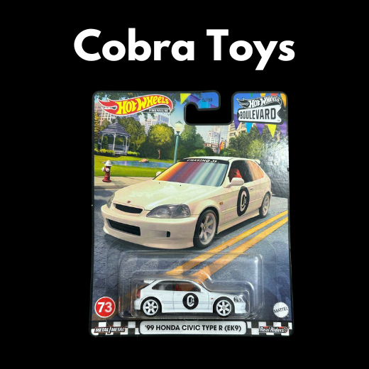 [ PREMIUM ] 99 Honda Civic Type R EK9 Boulevard  - Cobra Toys - Hot Wheels PREMIUM - Xe mô hình tỉ l