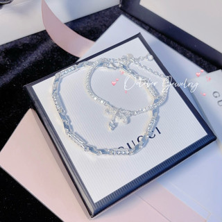  Tổng hợp các mẫu lắc đôi nam nữ đơn giản OCTOBER JEWELRY VĐ1405 