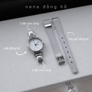 MẶT ĐỒNG HỒ LẺ (Tặng dây gốc đhồ) dùng để khách gắn vòng charm italian đã có truớc đó