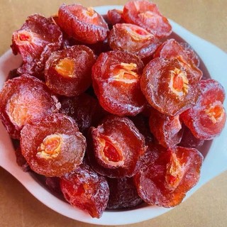 450gr Xí Muội Đào Nâu Bổ Đôi Sấy Chua