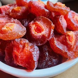 450gr Xí Muội Đào Nâu Bổ Đôi Sấy Chua