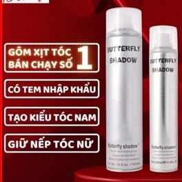 Combo 5 Chai  Gôm xịt tóc Butterfly Shadow 150ml 320ml 600ml Chính hãng