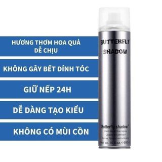 Combo 5 Chai  Gôm xịt tóc Butterfly Shadow 150ml 320ml 600ml Chính hãng