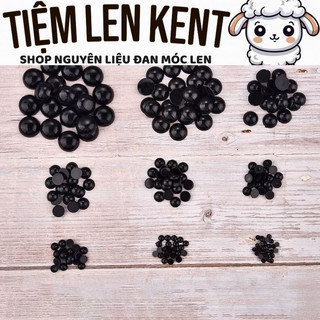  Mắt thú dán tròn size 3mm-20mm 
