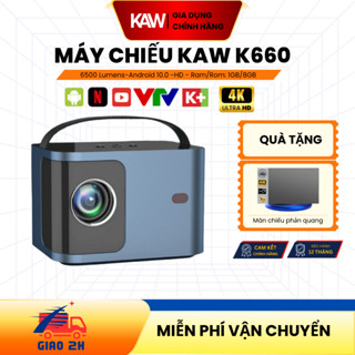 Máy Chiếu Mini SWI/KAW K660 4K Siêu Nét Full HD, Xem Phim, Giải Trí, Dạy Học Văn Phòng Có Quai Xách
