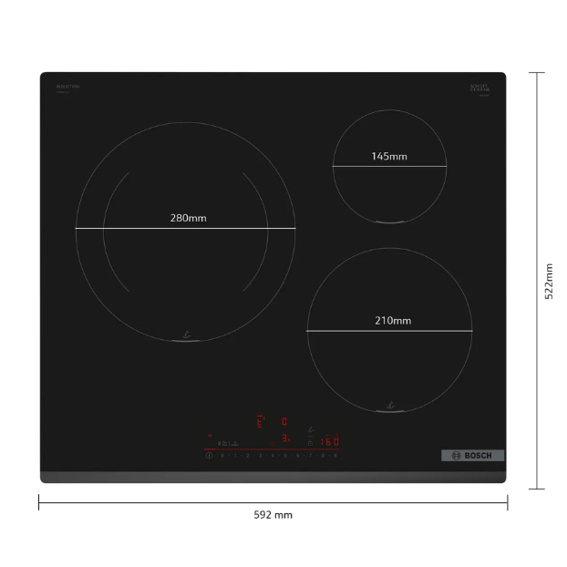 Bếp Từ BOSCH PID775HC1E Seri 6, Bếp Từ Bosch Seri 6, Made In Spain, BH 36 Tháng, giadungnhapkhau19