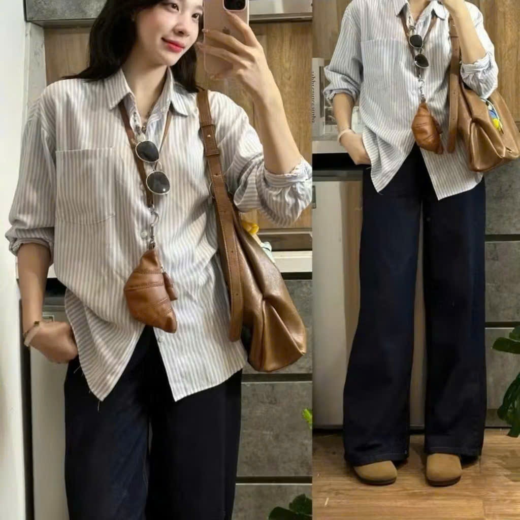 Quần Dài Ống Rộng Bigsize Nữ,Quần Jean Suông Big size Dễ Phối Đồ Che Đùi To Q533 | BigBuy360 - bigbuy360.vn