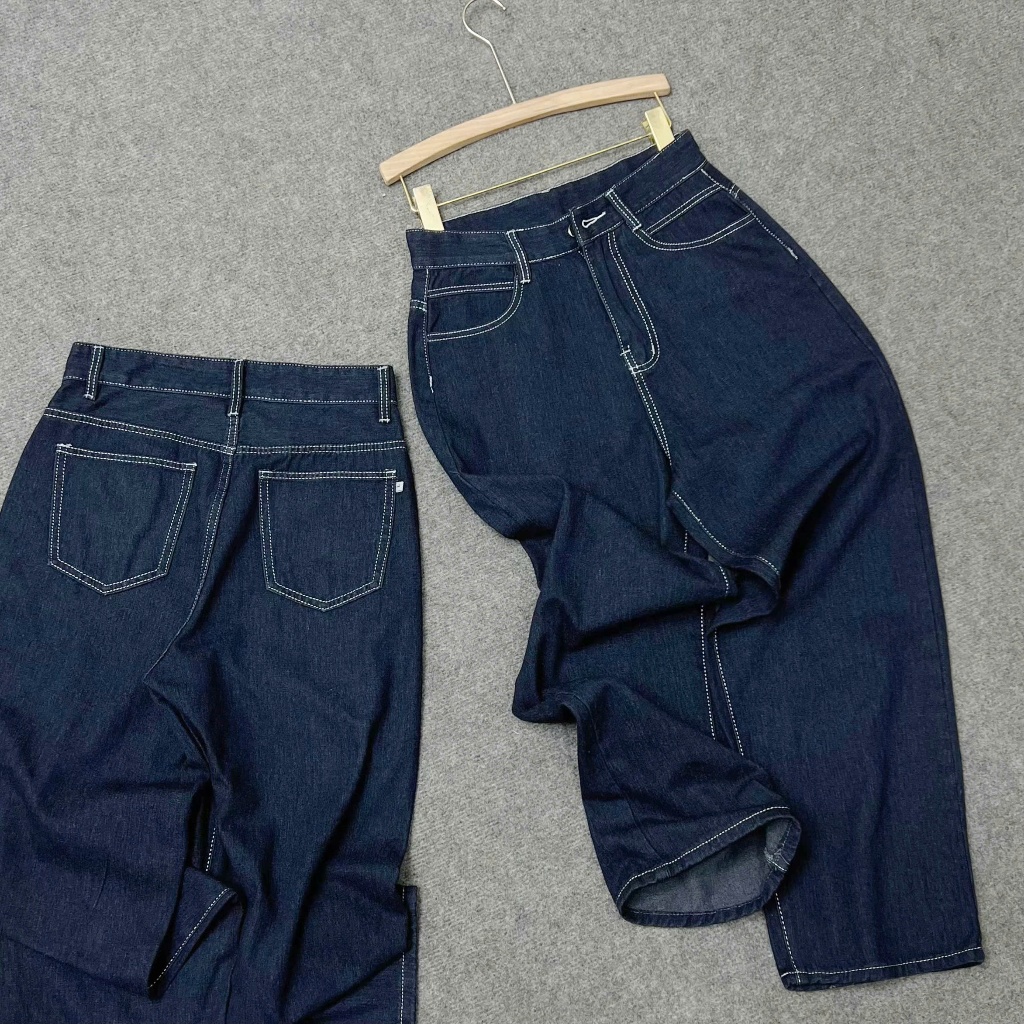 Quần Dài Ống Rộng Bigsize Nữ,Quần Jean Suông Big size Dễ Phối Đồ Che Đùi To Q533 | BigBuy360 - bigbuy360.vn
