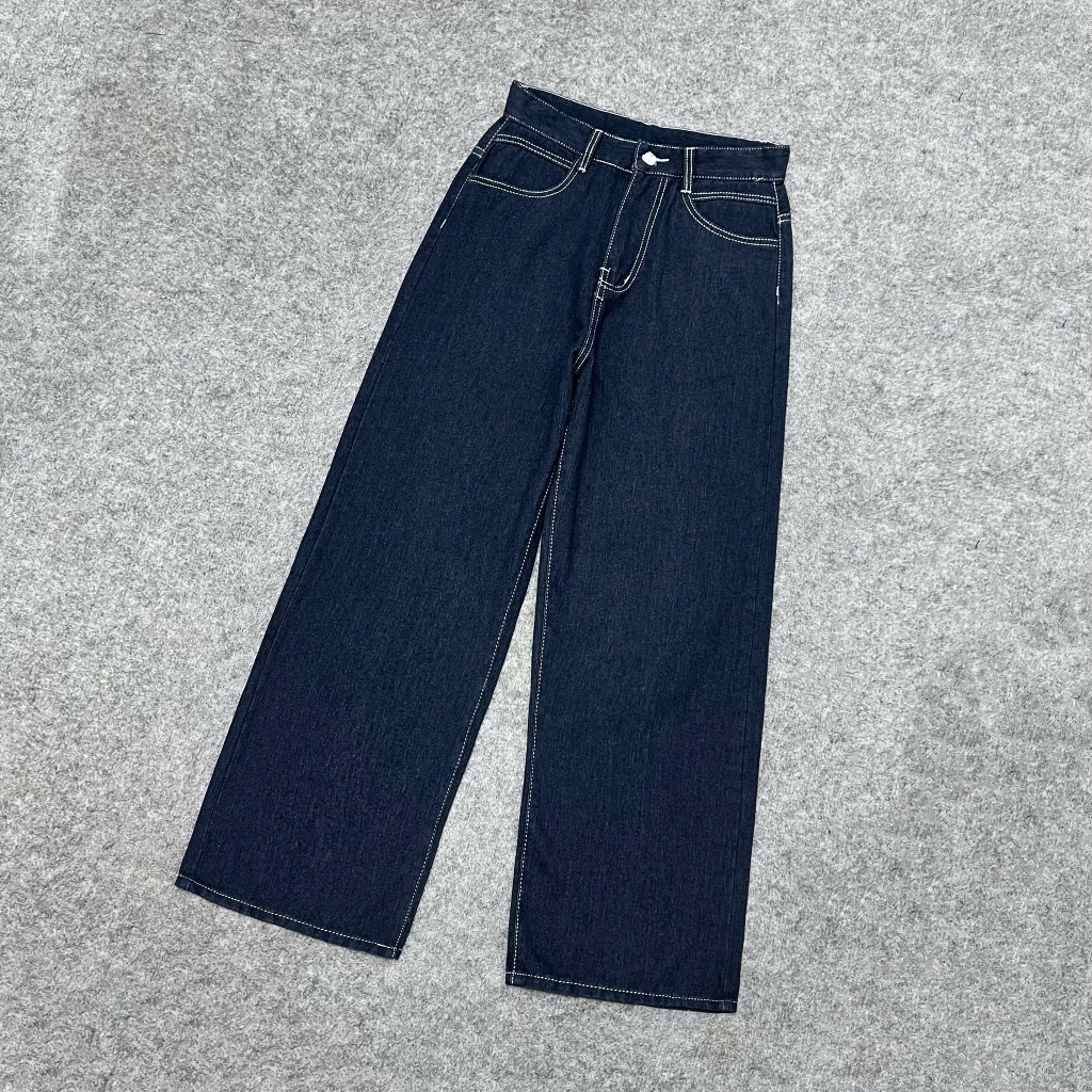Quần Dài Ống Rộng Bigsize Nữ,Quần Jean Suông Big size Dễ Phối Đồ Che Đùi To Q533 | BigBuy360 - bigbuy360.vn