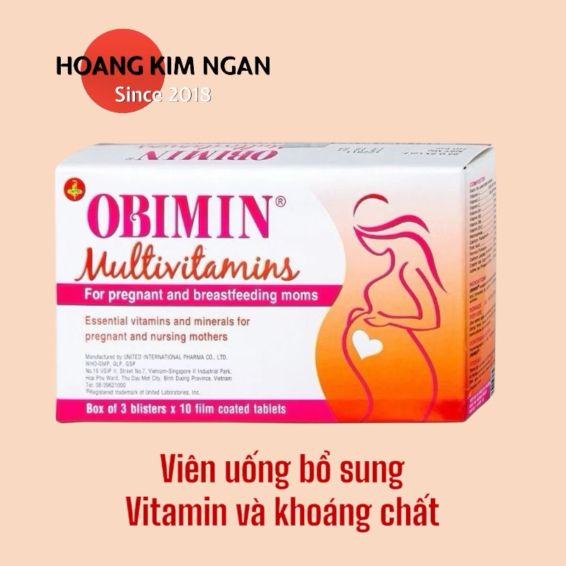 OBIMIN multivitamin vitamin và khoáng chất
