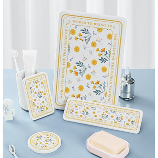 SIÊU THẤM_Tấm, Khay Lót Ly Tròn Bằng Đá Thấm Hút Mẫu Hoa Lá, Đế Đựng Cốc, Nến Decor Nhiều Mẫu