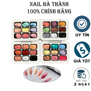 Set 9 màu gel dặm ombre, chất gel dặm ombre siêu mịn, siêu mướt làm nail