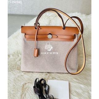  Hm HERBAG Super  20 MÀU  Size 32cm da Canvas- Túi xách nữ da thật cao cấp Full Box  T5-Herbag-SP  