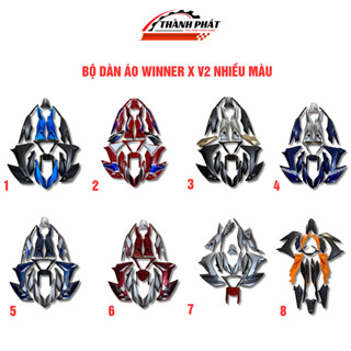 Bộ Dàn Áo Winner X V2  2019,2020,2021 14 Món Zin Hãng Honda (bán lẻ từng món)