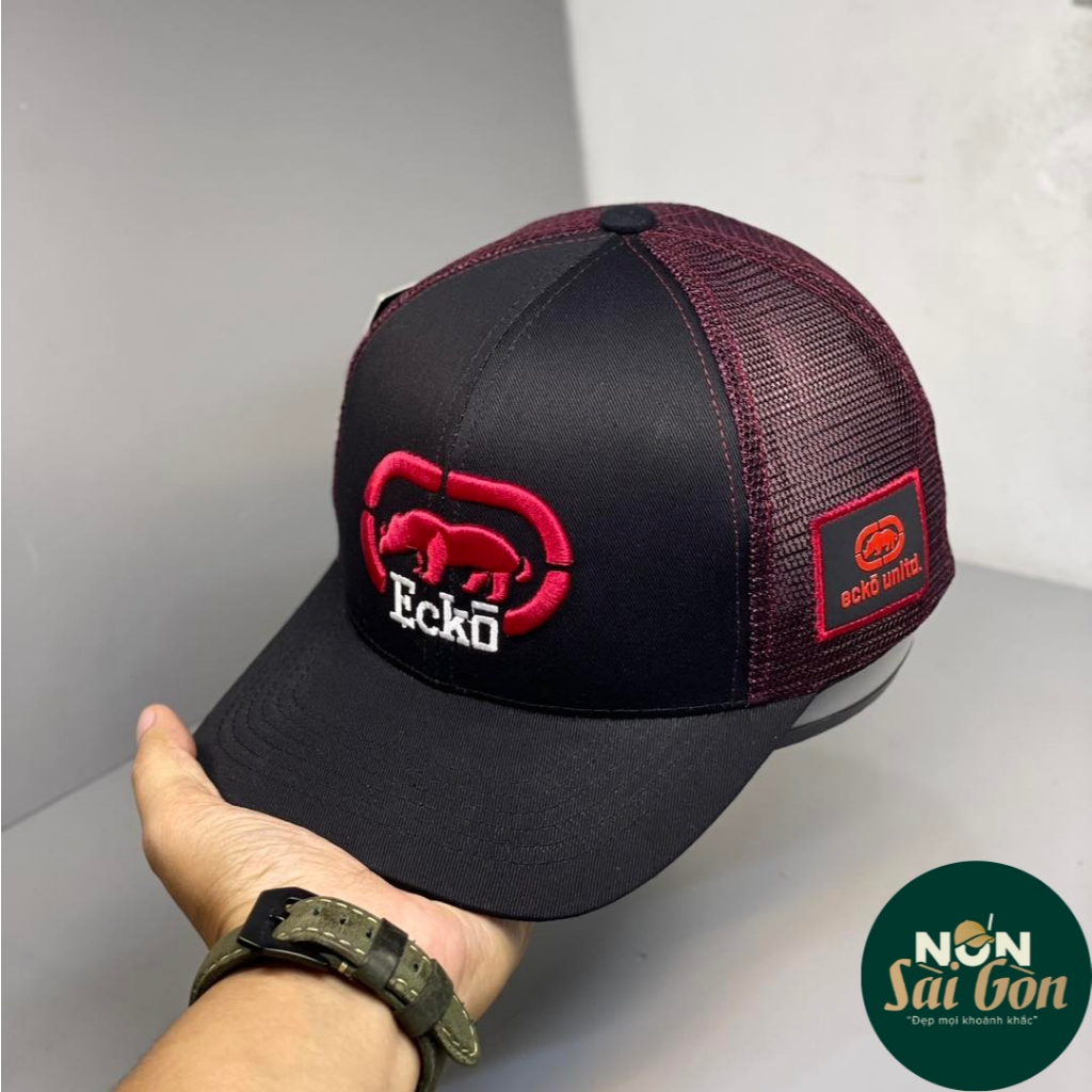 Nón kết, mũ lưỡi trai Ecko vải Kaki đẹp Form chuẩn thời trang (Ảnh thật)