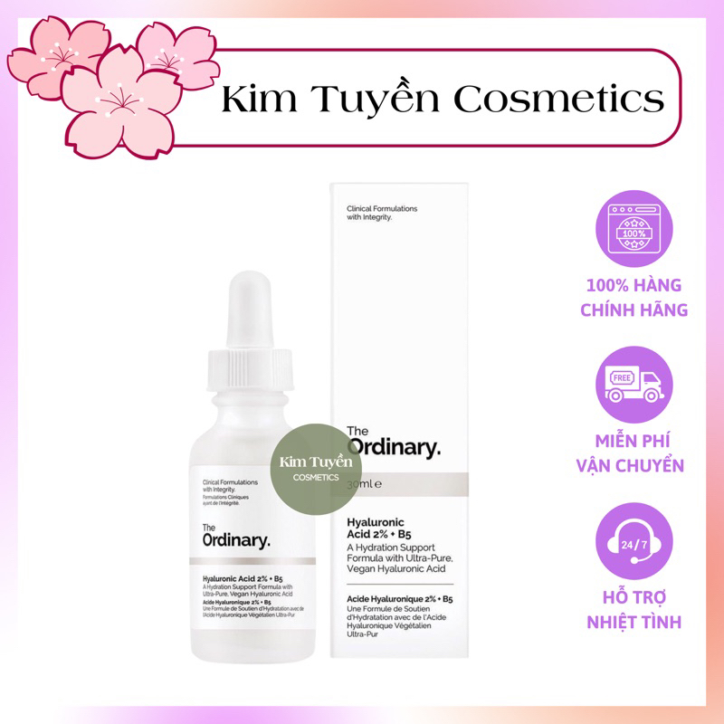 Serum Cấp Ẩm Phục Hồi Da The Ordinary HA 2% + B5