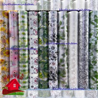 [90cmx50cm] Giấy dán cửa kính - Decal dán cửa kính trang trí