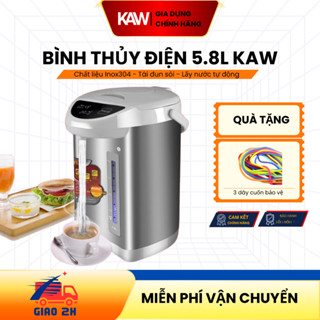 Bình thủy điện đun nước nóng giữ nhiệt SWI -KAW ,dung tích 5.8L, công suất 750W an toàn