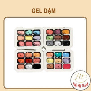 Set 9 màu gel dặm ombre chất gel dặm ombre siêu mịn, siêu mướt làm nail trang trí móng