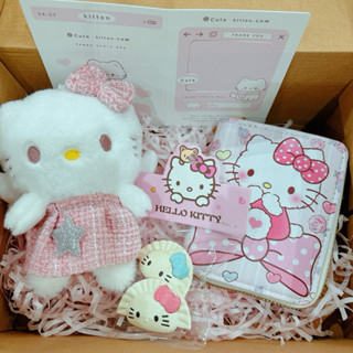 set quà tặng siêu cute móc bông kẹp tóc tặng quà bạn gái