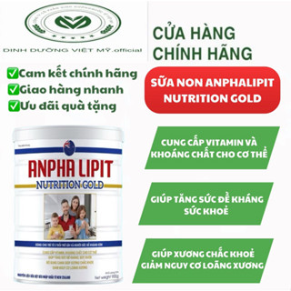 sữa non Anpha Lipit nutrition gold 900g bổ sung canxi , vitamin ,tăng cường miễn dịch và đề kháng