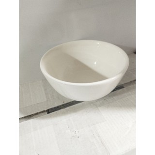 combo 10 chén sứ, 5 chén cơm sứ trắng 11cm, chén chấm trắng 8.5cm