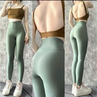 Quần Dài Legging Nữ Chất Thun Lạnh Lulu Co Giãn Tập - Gym - Yoga - Aerobic  Hàng Nhập Khẩu 